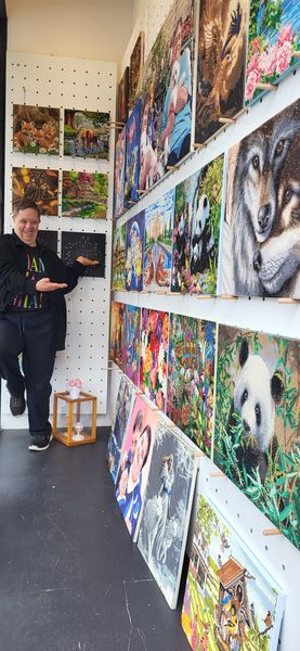 Pictures from Paul's art exhibition in Harrow