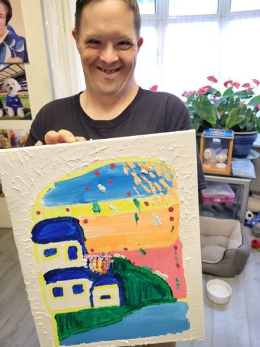 This painting is very special