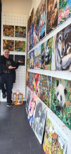 Pictures from Paul's art exhibition in Harrow